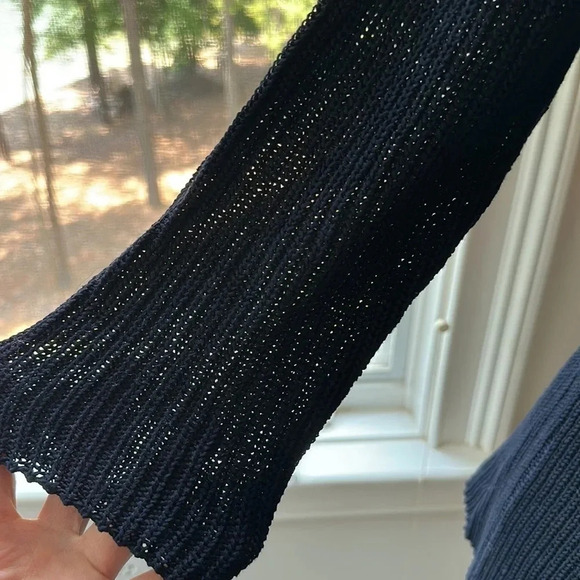 Talbots Lightweight Navy Sweater, Size Small, Like New - Picture 3 of 8